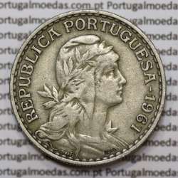 Moeda de 1 Escudo 1961 em Alpaca MBC