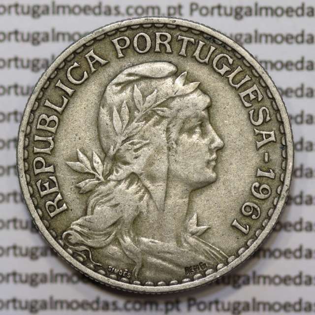 Moeda de 1 Escudo 1961 em Alpaca MBC