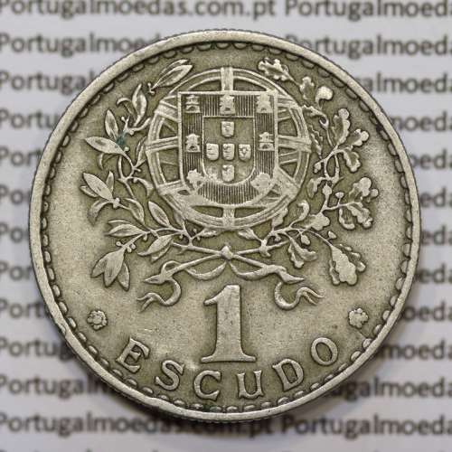 Moeda de 1 Escudo 1961 em Alpaca MBC