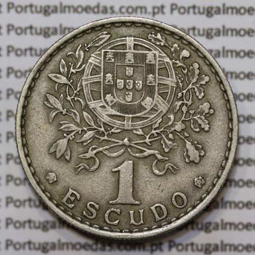 Moeda de 1 Escudo 1961 em Alpaca MBC