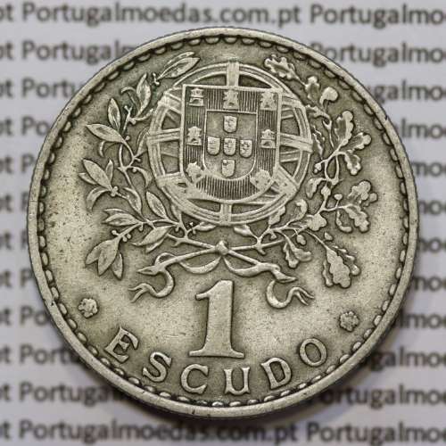 Moeda de 1 Escudo 1961 em Alpaca MBC