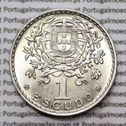 Portugal, coin of 1 Escudo 1962 Alpaca of the Portuguese Republic, (UNC), World Coins Portugal KM 578