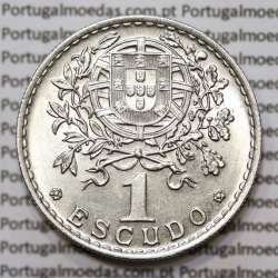 Moeda de 1 Escudo 1962 em Alpaca SOBERBA Moeda de 1 Escudo 1962 em Alpaca SOBERBA