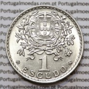 Moeda de 1 Escudo 1962 em Alpaca SOBERBA