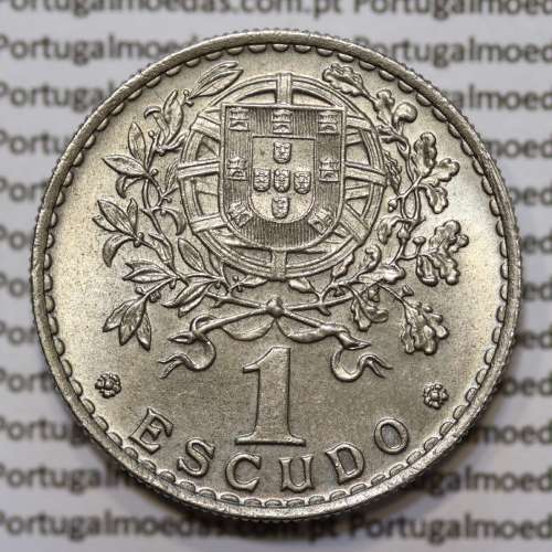 Moeda de 1 Escudo 1962 em Alpaca SOBERBA
