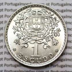 Moeda de 1 Escudo 1962 em Alpaca SOBERBA Moeda de 1 Escudo 1962 em Alpaca SOBERBA