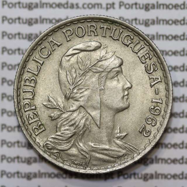 Moeda de 1 Escudo 1962 em Alpaca MBC+/BELA