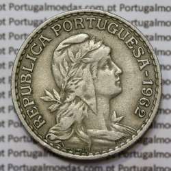 Moeda de 1 Escudo 1962 em Alpaca MBC+