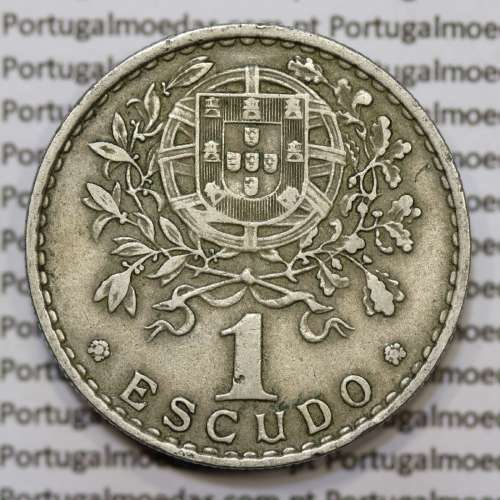 Moeda de 1 Escudo 1962 em Alpaca MBC+