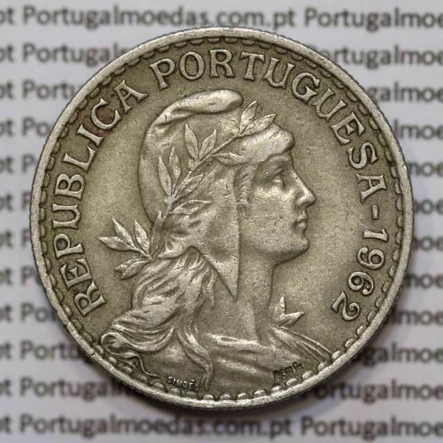 Moeda de 1 Escudo 1962 em Alpaca MBC+
