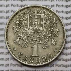 Moeda de 1 Escudo 1962 em Alpaca MBC+ Moeda de 1 Escudo 1962 em Alpaca MBC+
