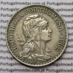 Moeda de 1 Escudo 1962 em Alpaca MBC+