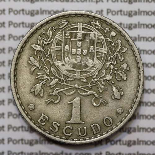 Moeda de 1 Escudo 1962 em Alpaca MBC