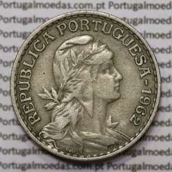 Moeda de 1 Escudo 1962 em Alpaca MBC