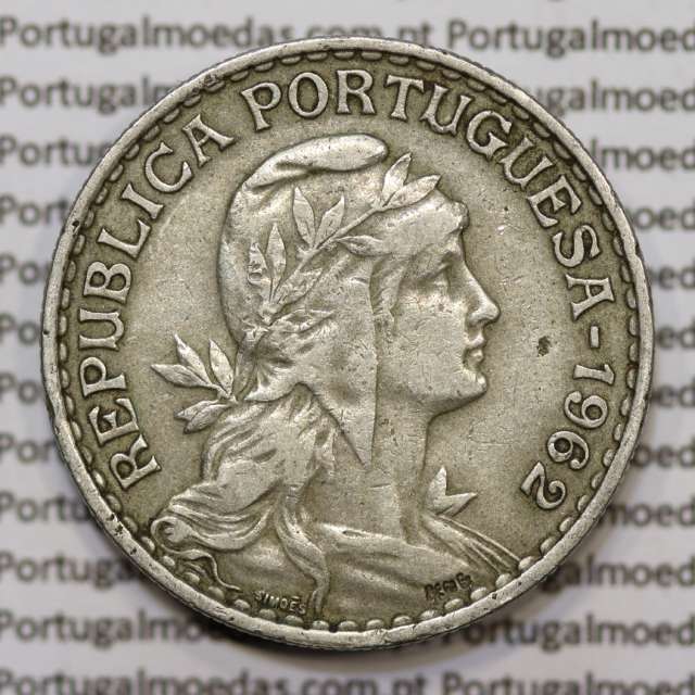 Moeda de 1 Escudo 1962 em Alpaca MBC