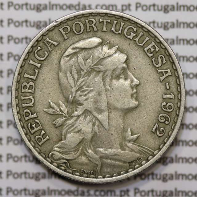 Moeda de 1 Escudo 1962 em Alpaca MBC