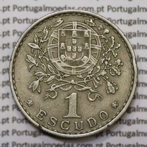 Moeda de 1 Escudo 1962 em Alpaca MBC