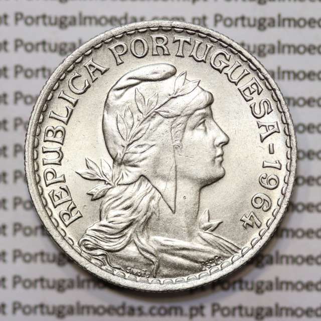 Moeda 1 Escudo 1964 em Alpaca BELA