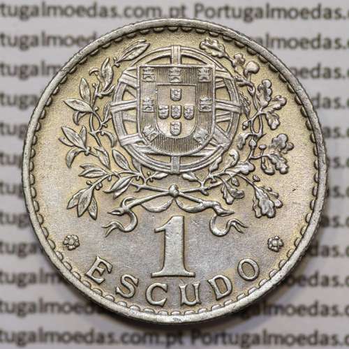 Moeda 1 Escudo 1964 em Alpaca MBC+/ BELA