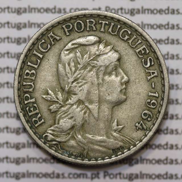Moeda 1 Escudo 1964 em Alpaca MBC+