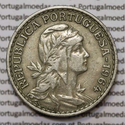 Moeda 1 Escudo 1964 em Alpaca MBC+
