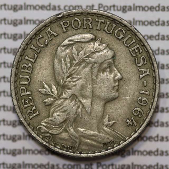 Moeda 1 Escudo 1964 em Alpaca MBC+