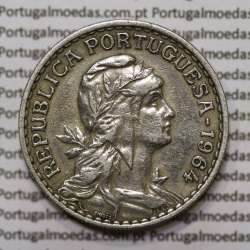Moeda 1 Escudo 1964 em Alpaca MBC+