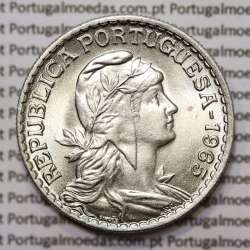Moeda 1 Escudo 1965 em Alpaca (1$00 de 1965) SOBERBA Moeda 1 Escudo 1965 em Alpaca (1$00 de 1965) SOBERBA
