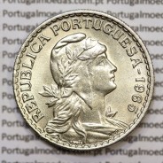 Moeda 1 Escudo 1965 em Alpaca (1$00 de 1965) BELA