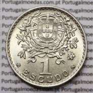 Moeda 1 Escudo 1965 em Alpaca (1$00 de 1965) BELA