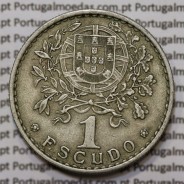 Moeda 1 Escudo 1965 em Alpaca (1$00 de 1965) MBC+/BELA