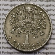 Moeda 1 Escudo 1965 em Alpaca (1$00 de 1965) MBC+/BELA