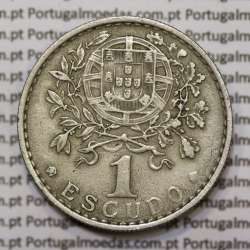 Moeda 1 Escudo 1965 em Alpaca (1$00 de 1965) MBC+