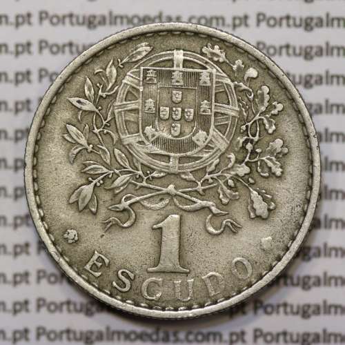 Moeda 1 Escudo 1965 em Alpaca (1$00 de 1965) MBC+