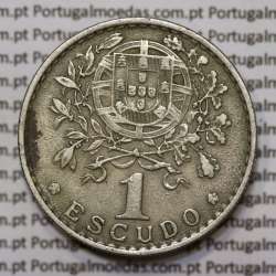 Moeda 1 Escudo 1965 em Alpaca (1$00 de 1965) MBC+