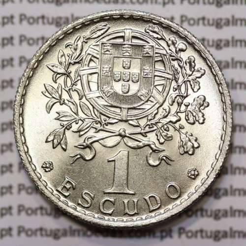 1 Escudo 1966 Alpaca, 1$00 1966 alpaca Republica Portuguesa, (Soberba), World Coins Portugal KM 578
