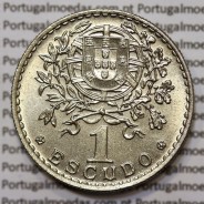 Moeda 1 Escudo 1966 em Alpaca (1$00 de 1966) SOBERBA