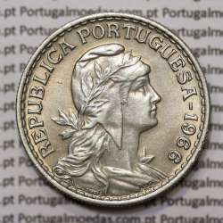 Moeda 1 Escudo 1966 em Alpaca (1$00 de 1966) BELA