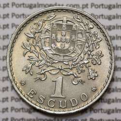 Moeda 1 Escudo 1966 em Alpaca (1$00 de 1966) BELA
