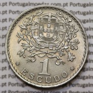 Moeda 1 Escudo 1966 em Alpaca (1$00 de 1966) BELA