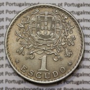 Moeda 1 Escudo 1966 em Alpaca (1$00 de 1966) BELA