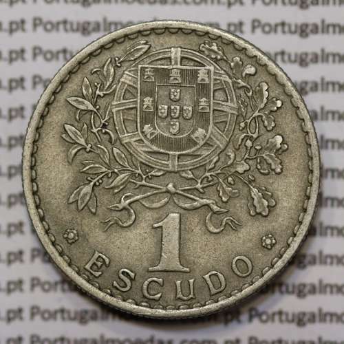 Moeda 1 Escudo 1966 em Alpaca (1$00 de 1966) MBC+