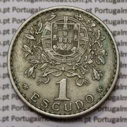 Moeda 1 Escudo 1966 em Alpaca (1$00 de 1966) MBC+