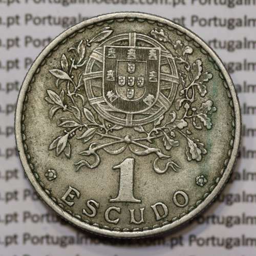 Moeda 1 Escudo 1966 em Alpaca (1$00 de 1966) MBC+