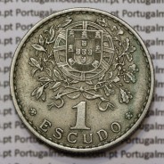 Moeda 1 Escudo 1966 em Alpaca (1$00 de 1966) MBC+