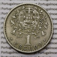Moeda 1 Escudo 1966 em Alpaca (1$00 de 1966) MBC+