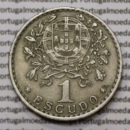 Moeda 1 Escudo 1966 em Alpaca (1$00 de 1966) MBC+
