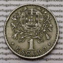 Moeda 1 Escudo 1966 em Alpaca (1$00 de 1966) MBC+