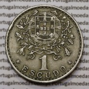 Moeda 1 Escudo 1966 em Alpaca (1$00 de 1966) MBC+