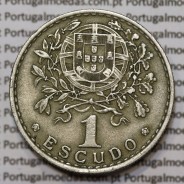 Moeda 1 Escudo 1966 em Alpaca (1$00 de 1966) MBC+